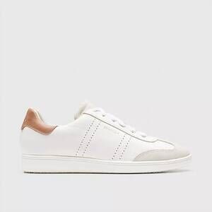 NEW FRANKIE4 women's drew sneakers in white/nutmeg